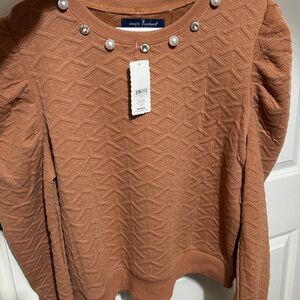 Brown Dressy Pullover
